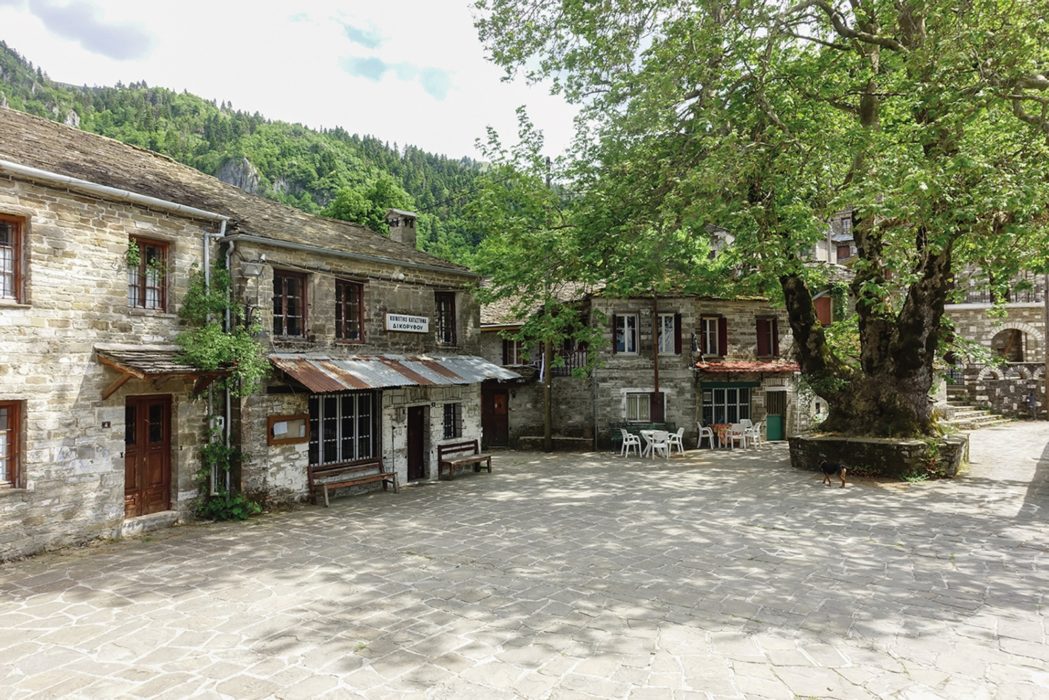 The Beautiful Square Of Dikorfo Under The Shade Of A Vast Spreading Plane Tree Walk 7