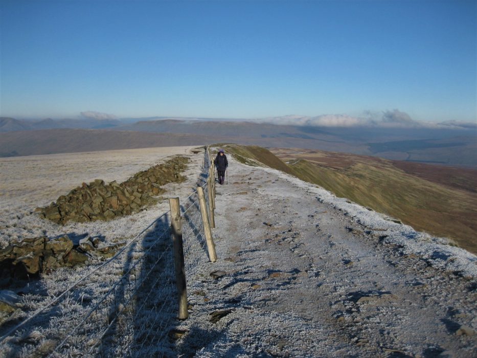 Minus 10C on the crest of Whernside