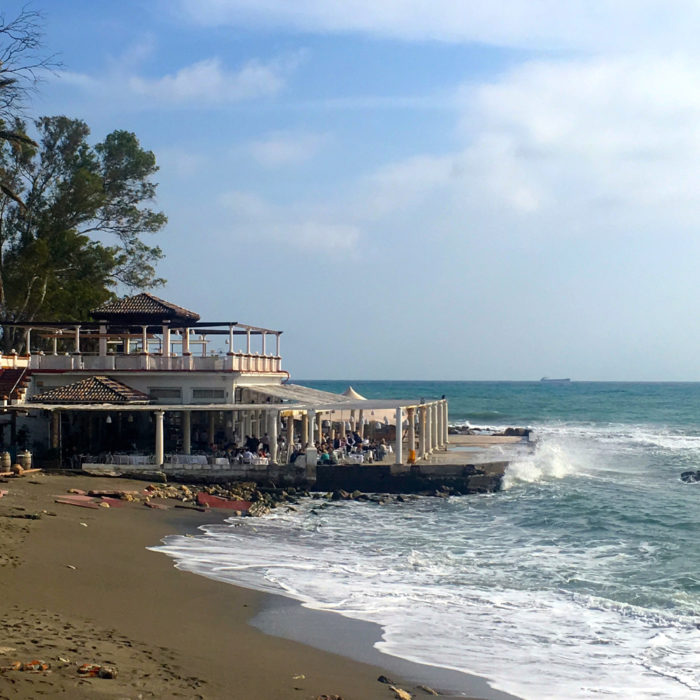A Beachside Restaurant Or Chirinquitos