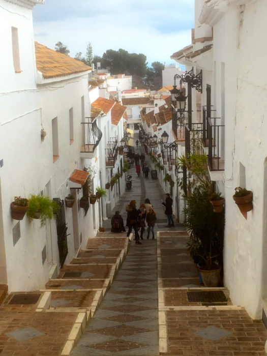 The side streets of Mijas