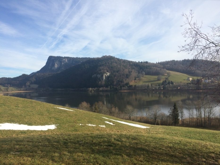 022 View of the Dent de Vaulion from Les Charbonnieres