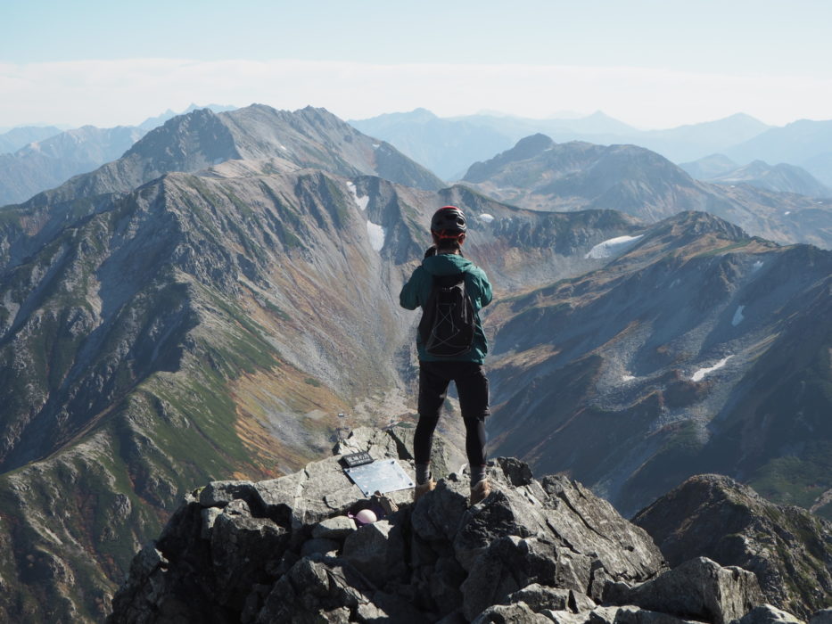 J10 Need a head for heights to reach the summit of Mt. Tsurugi-dake