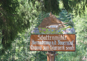 005 Schattenmühle is a guesthouse right in the gorge, at the end of day 2.