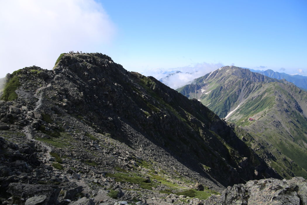 Kitadake13 The final climb to the true summit of Kita-dake