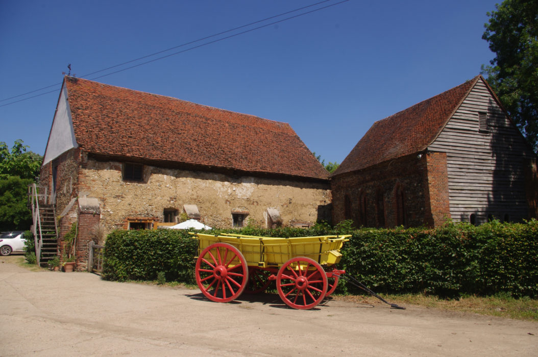 The outbuildings of the former Coggeshall Abbey