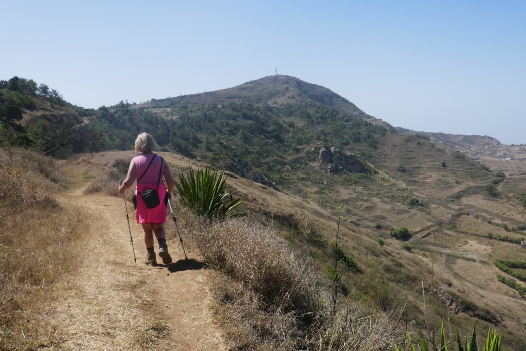 3-11 Walking towards Fontainhas summit on Brava island