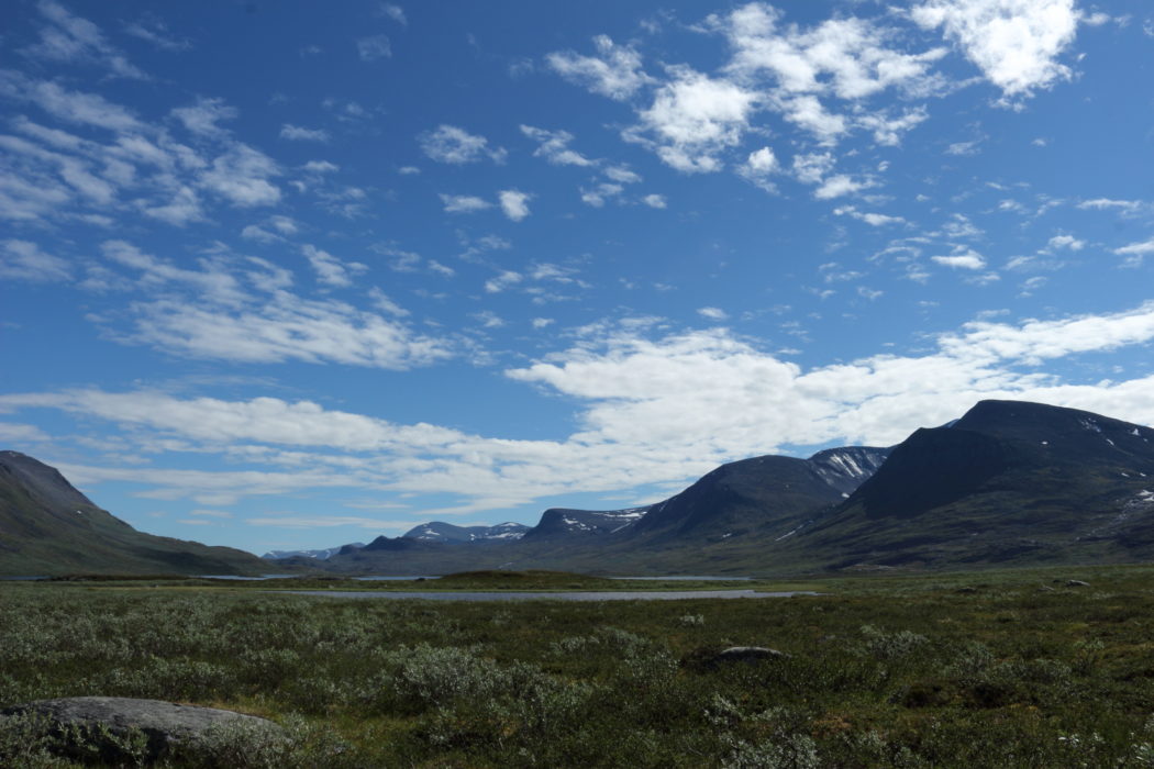9 Big skies above the Lapone Mountains south of Abisko.