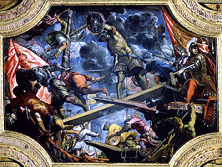 Tintorettos Magnificent Canvas Of The Venetian Victory At Riva Del Garda