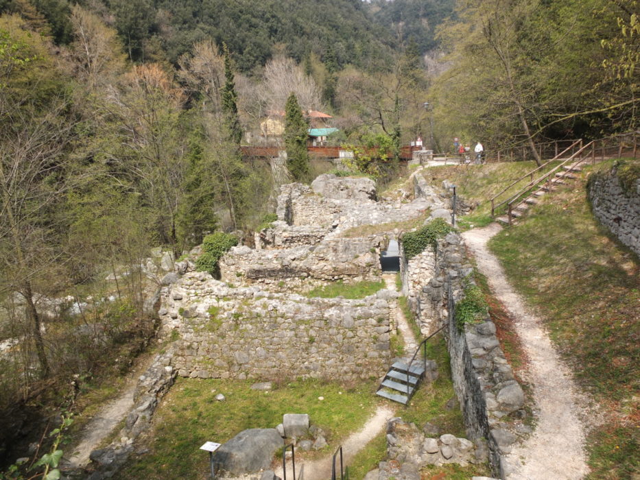 Abandoned paper mills dot the valley of Torrente Toscolano