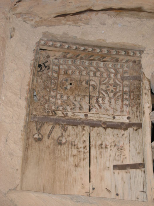 12 Door Ornamented With Symbols