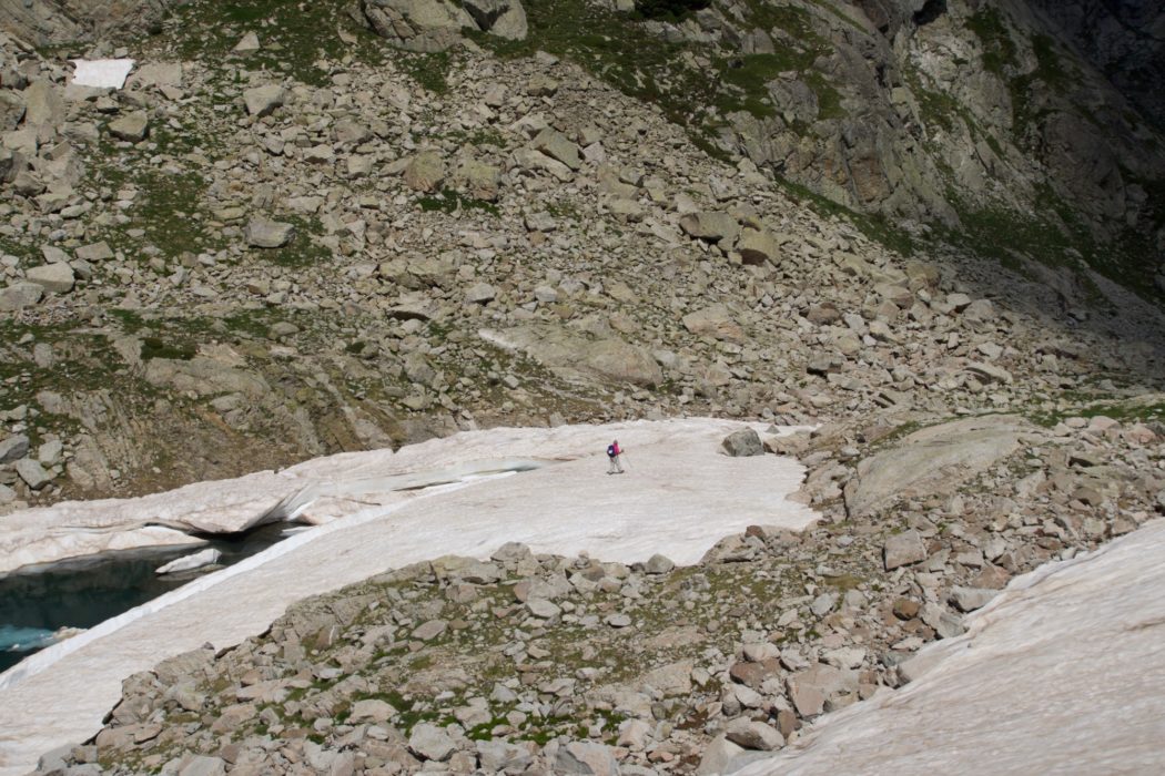 021 Bernard on the way back to the refuge, next to the Lacs de Batcrabère