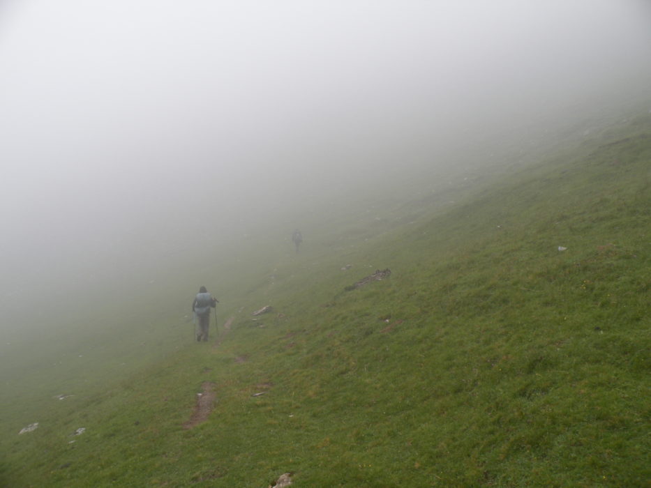 Misty conditions in the Basque Country