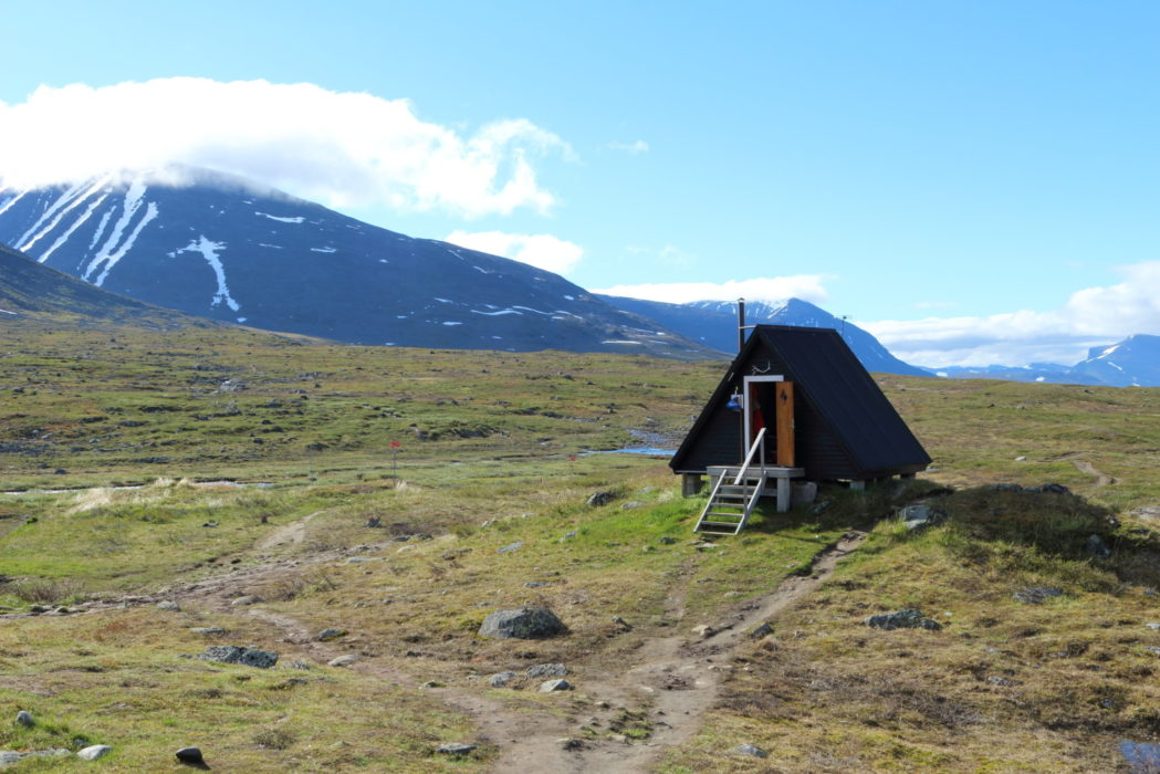 Original prisma cabin at Sälka