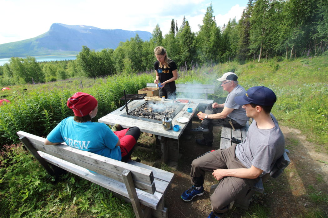 Halstra or Swedish fish barbecue at Aktse