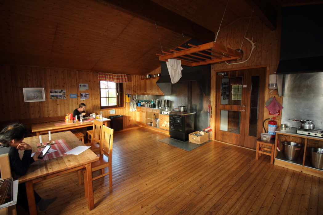 Communal cooking areas are spacious and well equipped