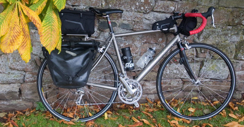 gravel bike with panniers