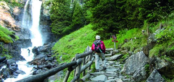 Saent Waterfall Route In Val De Rabbi