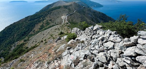 View south from the hiking trail to Sis, near Beli, on the island of Cres, Croatia © Rudolf Abraham