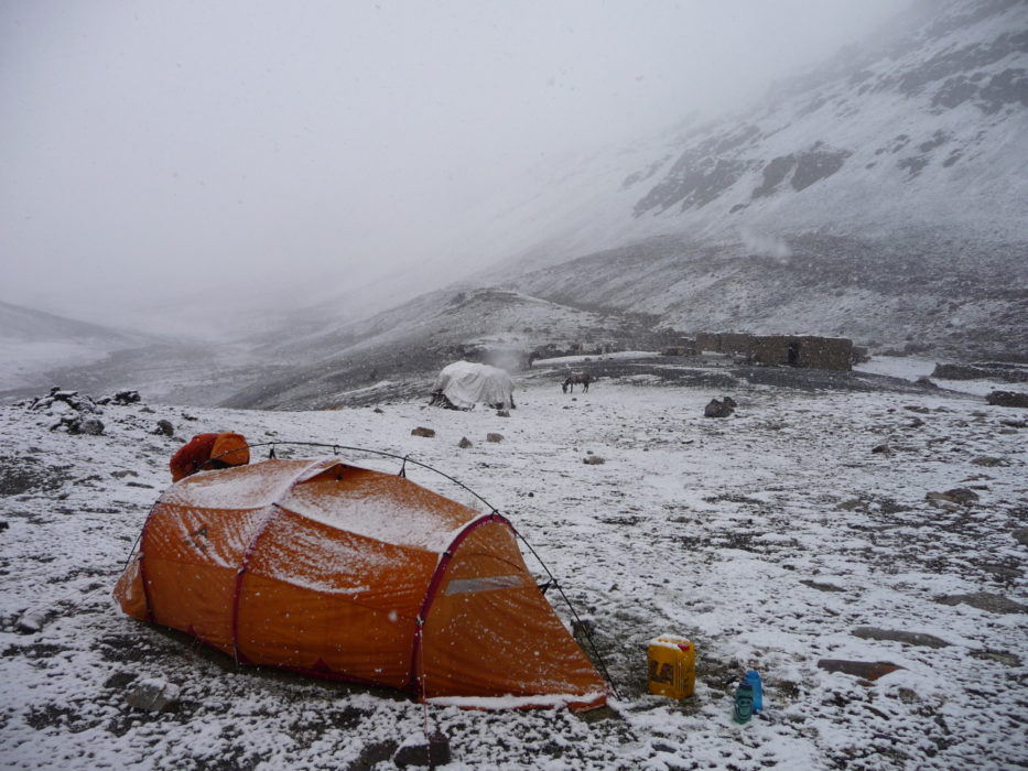 Snow can be expected throughout the year