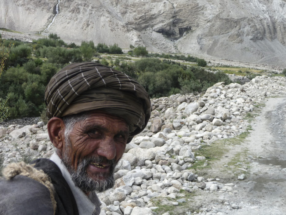 One of our dedicated donkey handlers