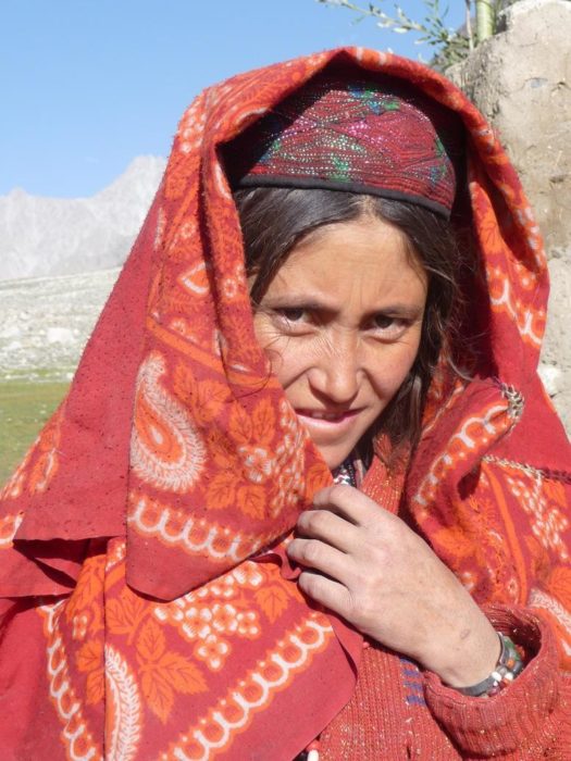 Wakhan woman in traditional dress