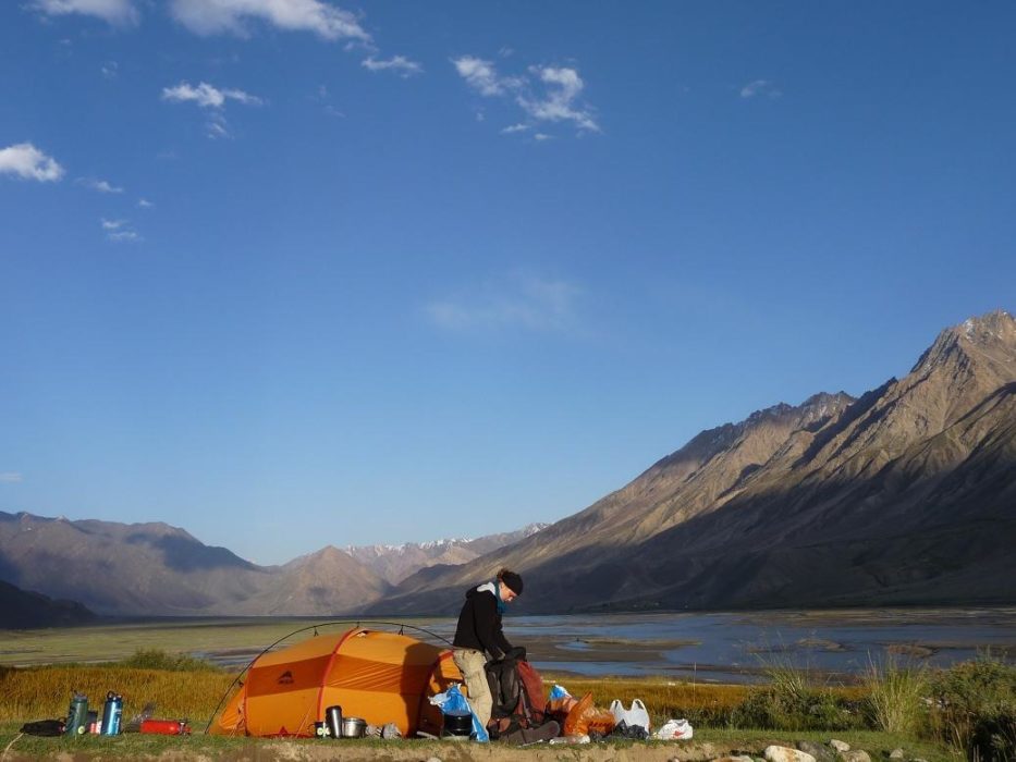 Evening light: the extra 90km of trekking wasn't too bad at all