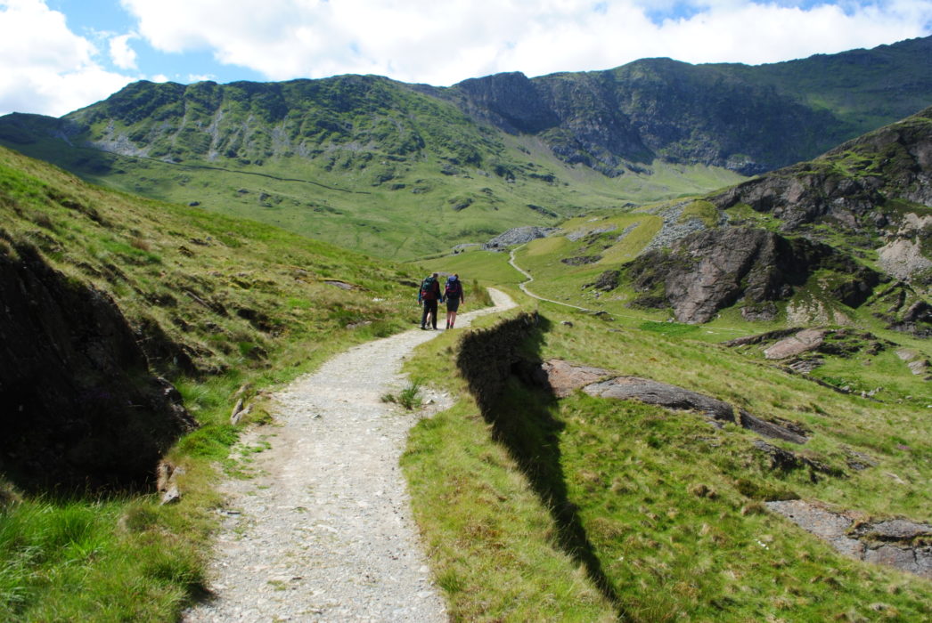 Wandering Round Cwm Plan With Snowdon Rising Up Ahead