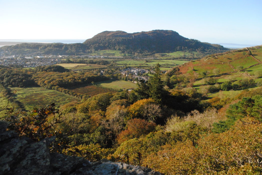 Moel Y Gest From The Cliffs Above Tremadog