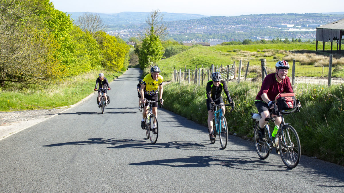 Climbing up Woodplumpton Road away from Burnley