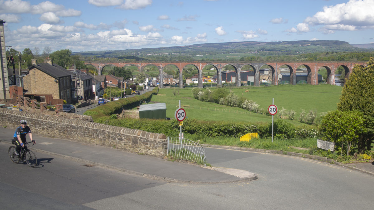 The 49 arch Whalley Viaduct that was completed in 1850 is said to contain seven million brick