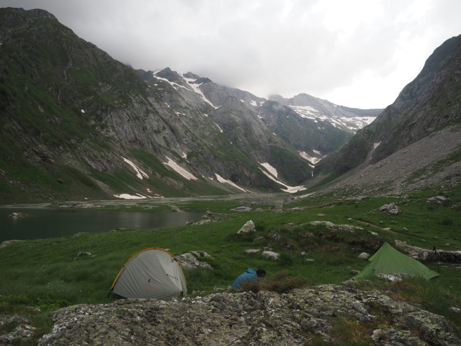 Bivouac at Lac du Barrage d’Ossoue