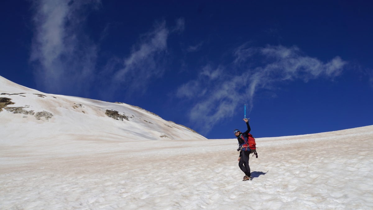Jordi on the Ossoue glacier