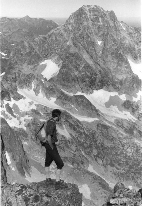 Michael Adams on the Balaitous in 1977