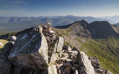 On top o’ the world, on Binnein Mòr (leg 1, Charlie Ramsay Round)