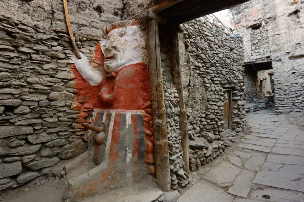 Leaving Kagbeni, entering the real Mustang, we’re blessed by the Khenis of Kagbeni