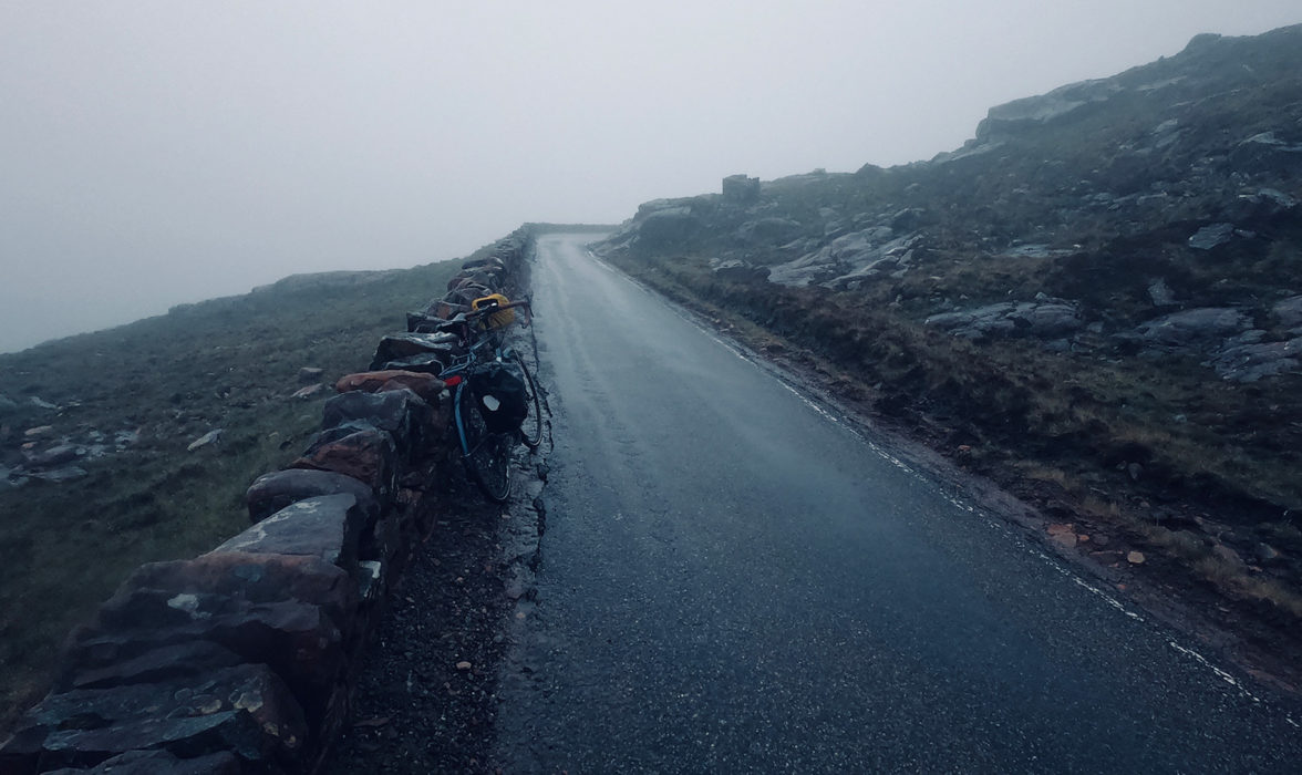 Day 7 01 Nearly at the top of Bealach na Ba