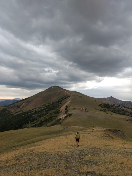 Stormy mountain