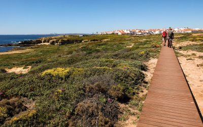 The boardwalk leading towards Porto Covo