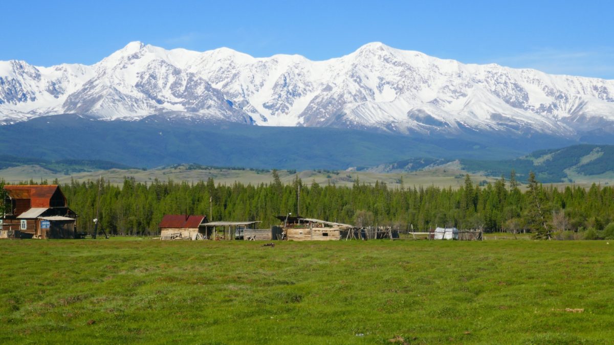 The Russian Altai seen from Kuray