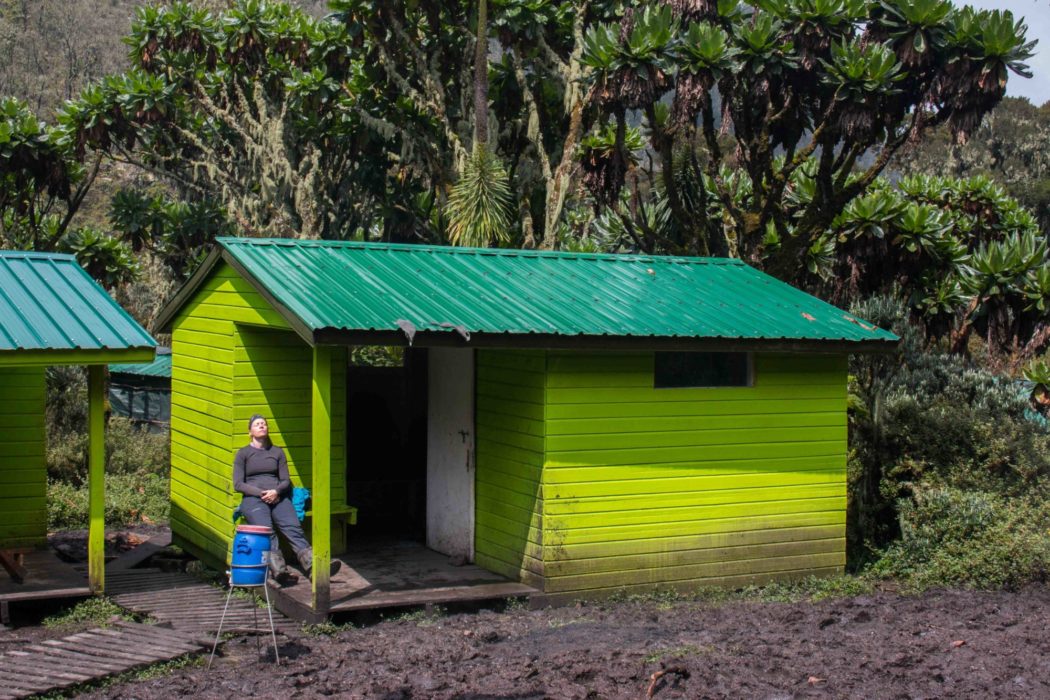 A rare moment of sunshine at Mutinda Camp