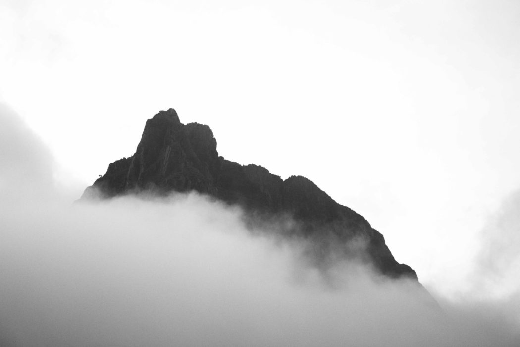 One of the craggy peaks of Mount Stanley