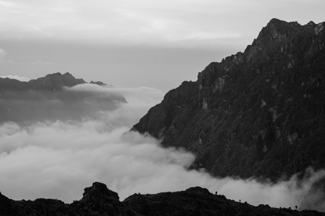 Mount Baker in a sea of clouds