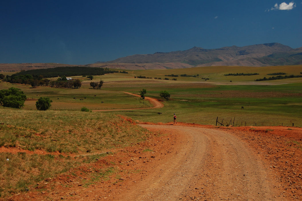 Orange sandy roads