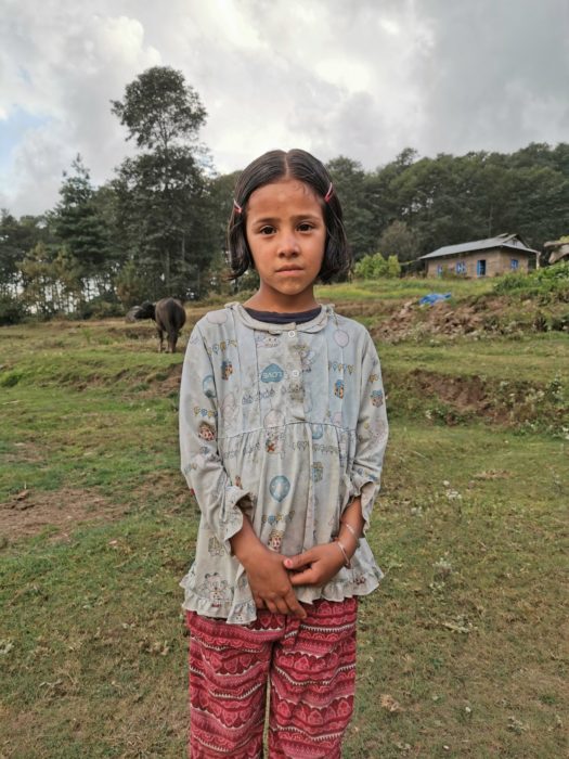 A little girl who asked me for a photo. Then expected payment in chocolate.