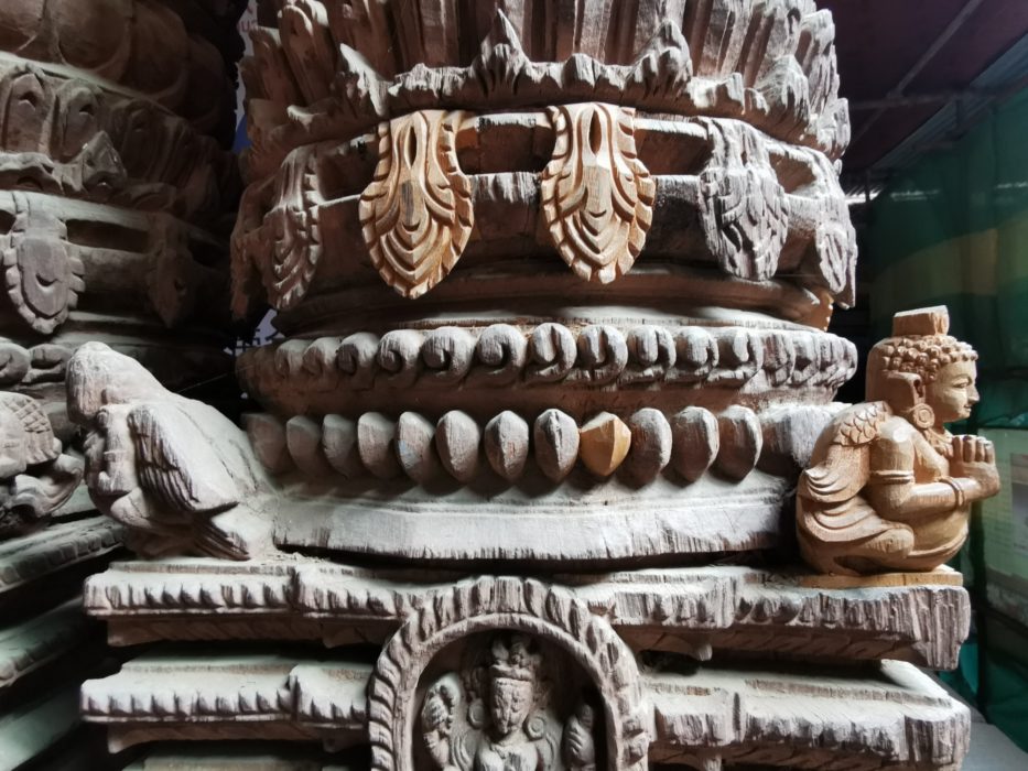 Replacement carvings. The level of care and attention to detail on these old buildings is moving.