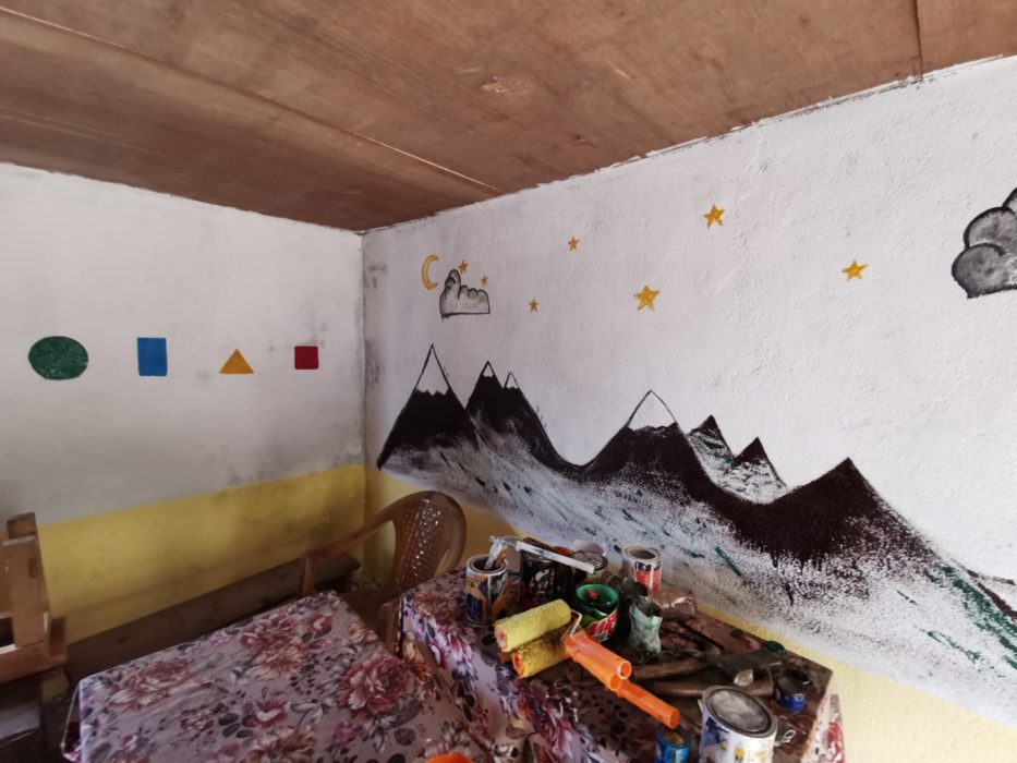 Finished murals
