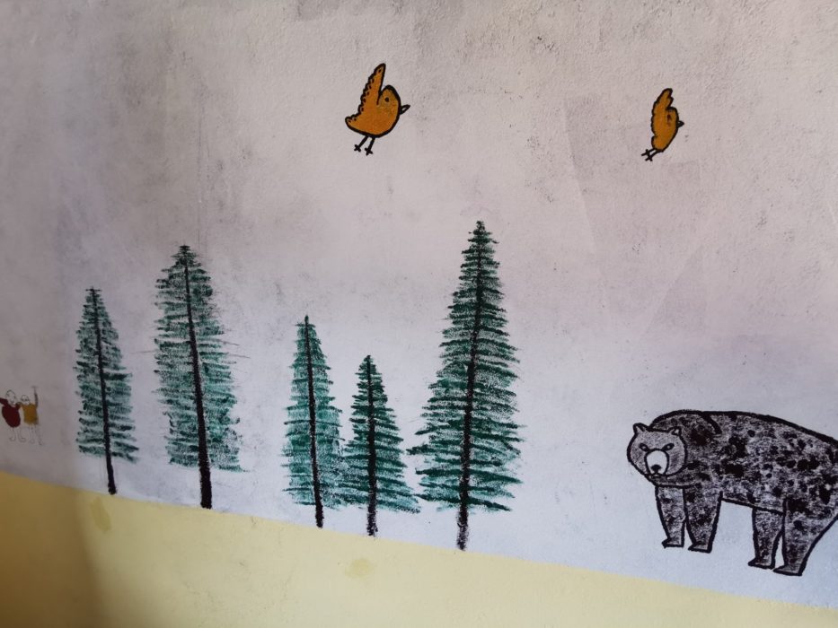Finished murals
