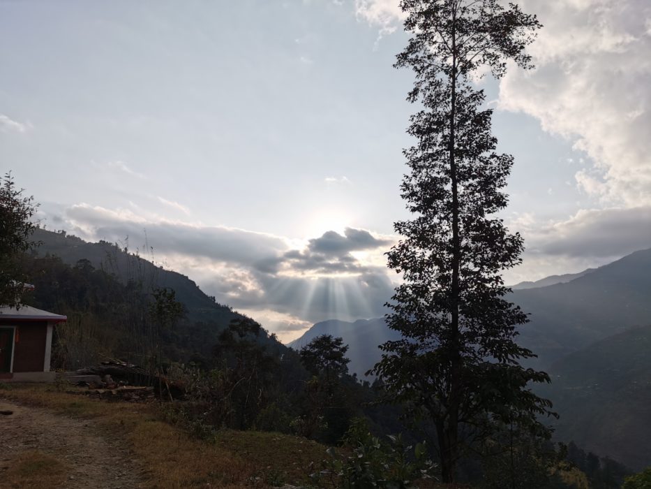 On the way to the school in Rawa Dolu