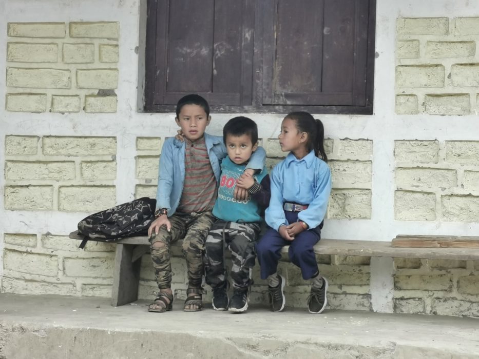 The children liked to come and watch us work