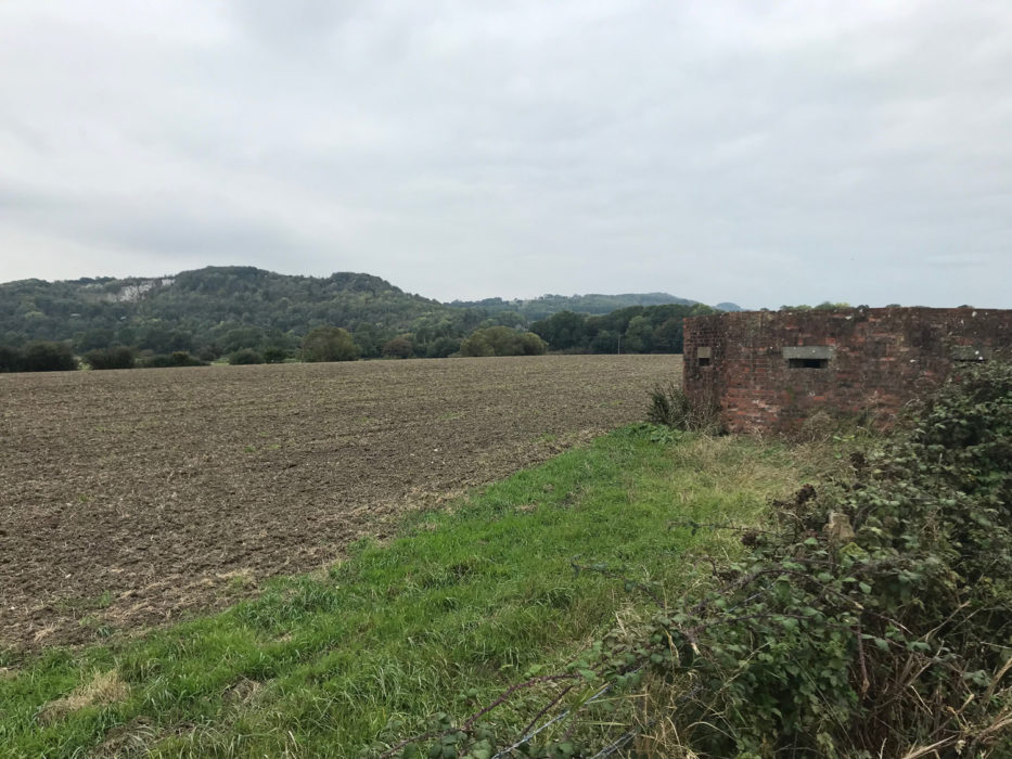 Bunker on GHQ Stop Line near the Ouse overlooking the South Downs